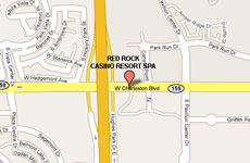 Click to enlarge Red Rock Casino Resort and Spa Las Vegas map