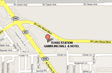 Click to enlarge Texas Station Gambling Hall and Hotel Las Vegas map