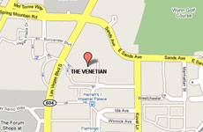 Click to enlarge The Venetian Las Vegas Resort, Hotel and Casino map