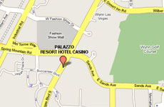 Click to enlarge The Palazzo Las Vegas Resort Hotel Casino map