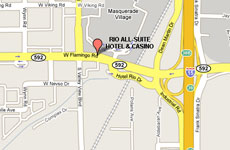 Click to enlarge Rio All-Suite Hotel and Casino Las Vegas map